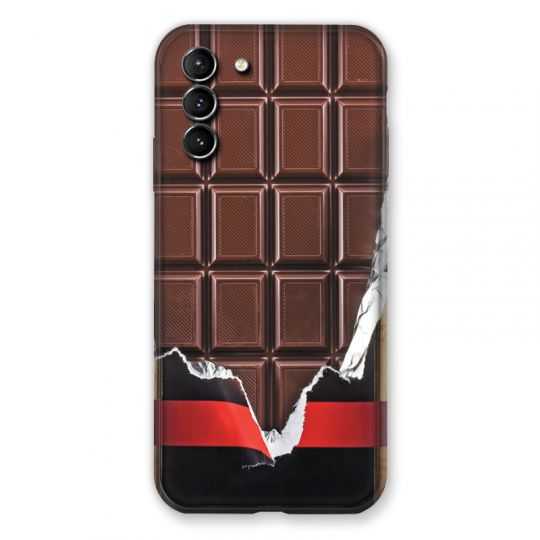 Coque Pour Samsung Galaxy S21 Plus Trompe Oeil Chocolat