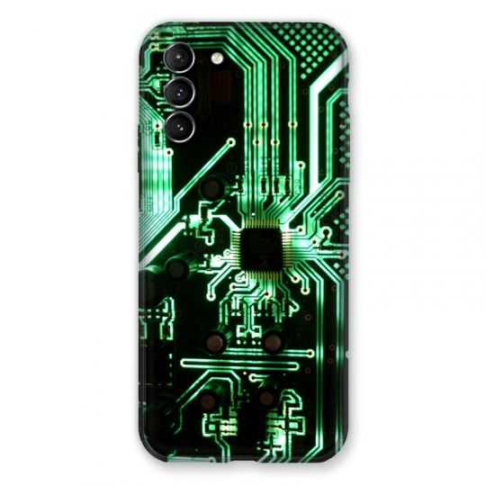 Coque Pour Samsung Galaxy S21 Plus Trompe Oeil Composant