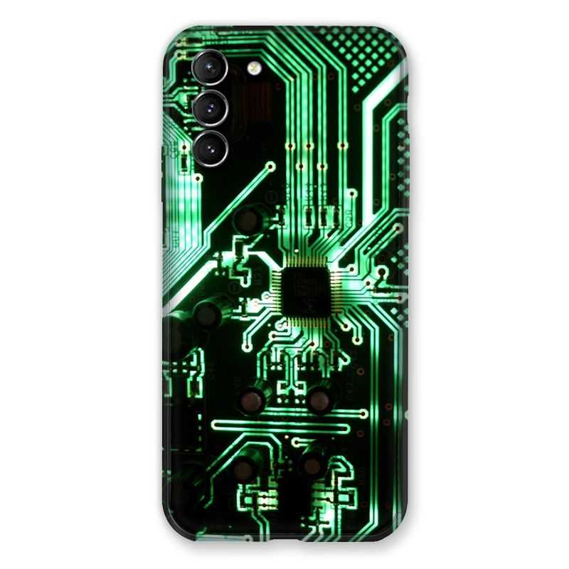 Coque Pour Samsung Galaxy S21 Plus Trompe Oeil Composant