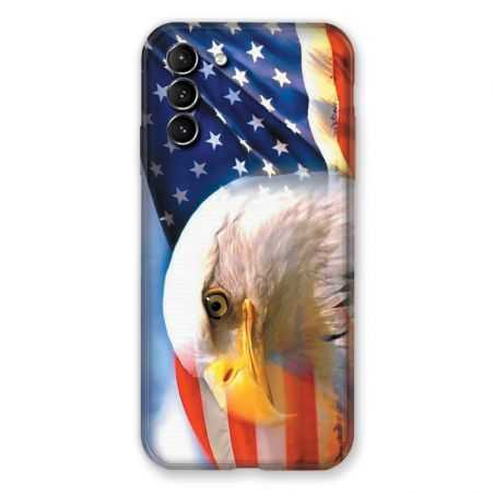 Coque Pour Samsung Galaxy S21 Plus Amerique USA Aigle
