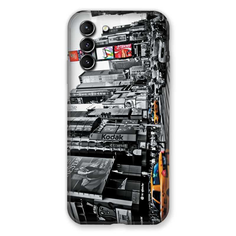 Coque Pour Samsung Galaxy S21 Plus Amerique USA New York Taxi