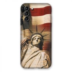 Coque Pour Samsung Galaxy S21 Plus Amerique USA Statue liberté