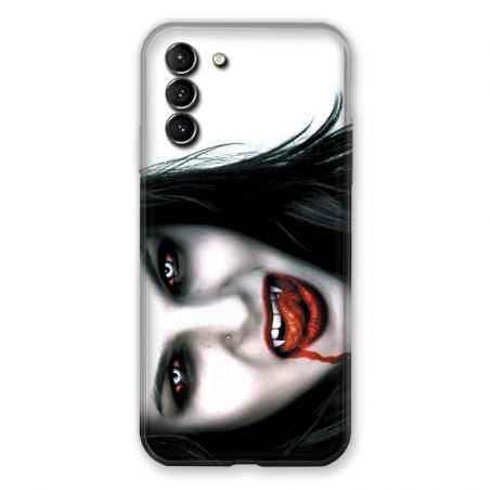 Coque Pour Samsung Galaxy S21 Plus Vampire Blanc
