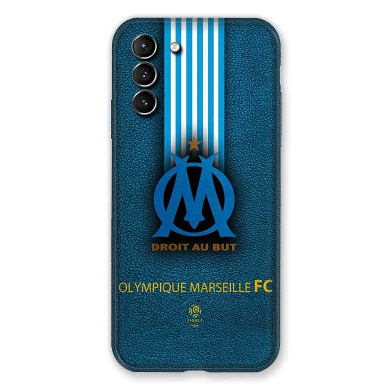Coque Pour Samsung Galaxy S21 Plus Olympique Marseille OM Bande