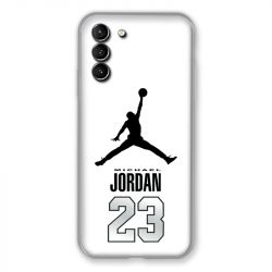 Coque Pour Samsung Galaxy S21 Plus Jordan 23 Blanc