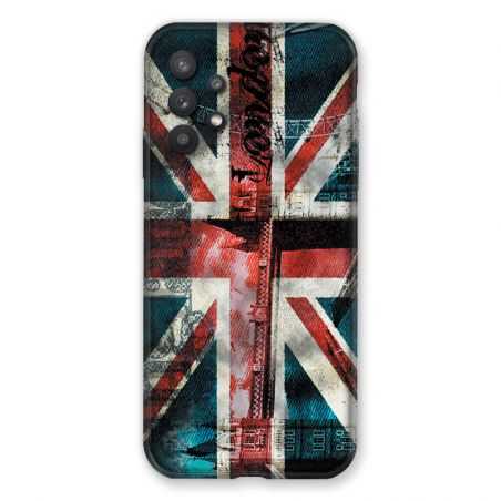Coque Pour Samsung Galaxy A32 Angleterre UK Jean's