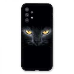 Coque Pour Samsung Galaxy A32 Chat Noir