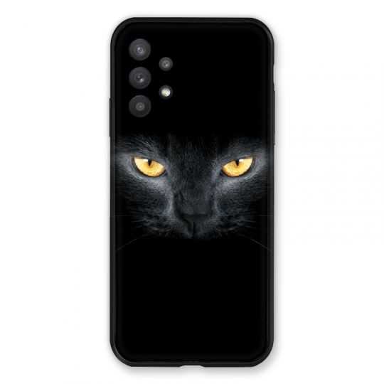Coque Pour Samsung Galaxy A32 Chat Noir