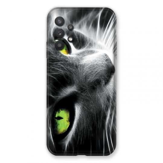 Coque Pour Samsung Galaxy A32 Chat Vert