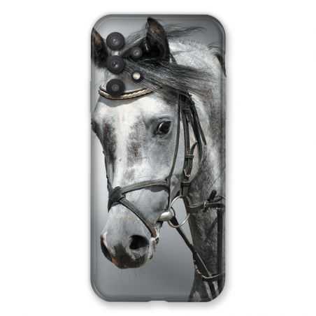 Coque Pour Samsung Galaxy A32 Cheval Blanc