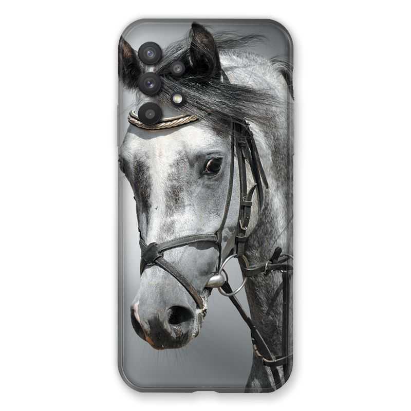 Coque Pour Samsung Galaxy A32 Cheval Blanc