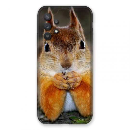 Coque Pour Samsung Galaxy A32 Ecureuil Face