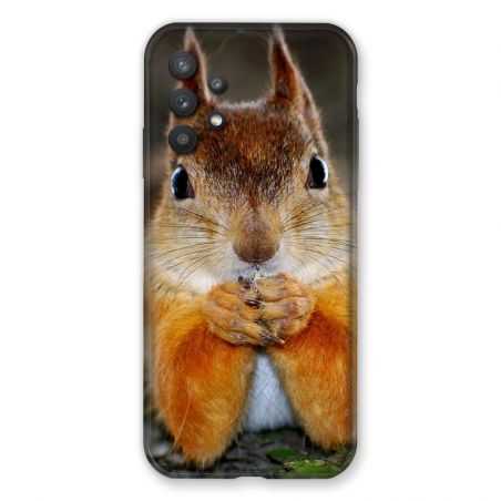 Coque Pour Samsung Galaxy A32 Ecureuil Face
