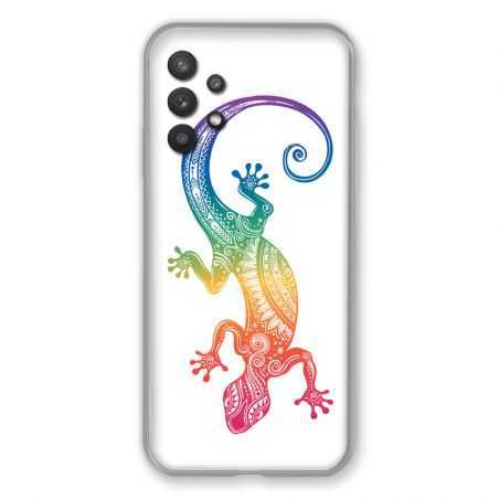 Coque Pour Samsung Galaxy A32 Animaux Maori Salamandre Color