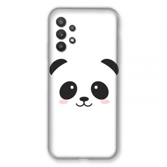 Coque Pour Samsung Galaxy A32 Panda Blanc