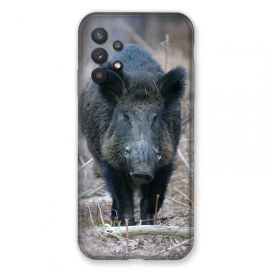 Coque Pour Samsung Galaxy A32 Sanglier Pin