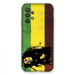 Coque Pour Samsung Galaxy A32 Bob Marley Drapeau
