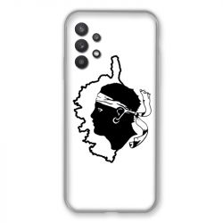 Coque Pour Samsung Galaxy A32 Corse Blanc