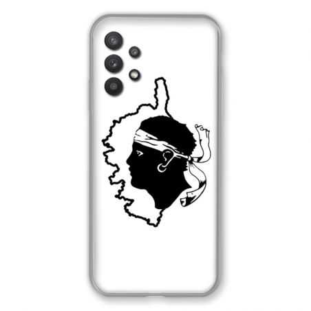 Coque Pour Samsung Galaxy A32 Corse Blanc