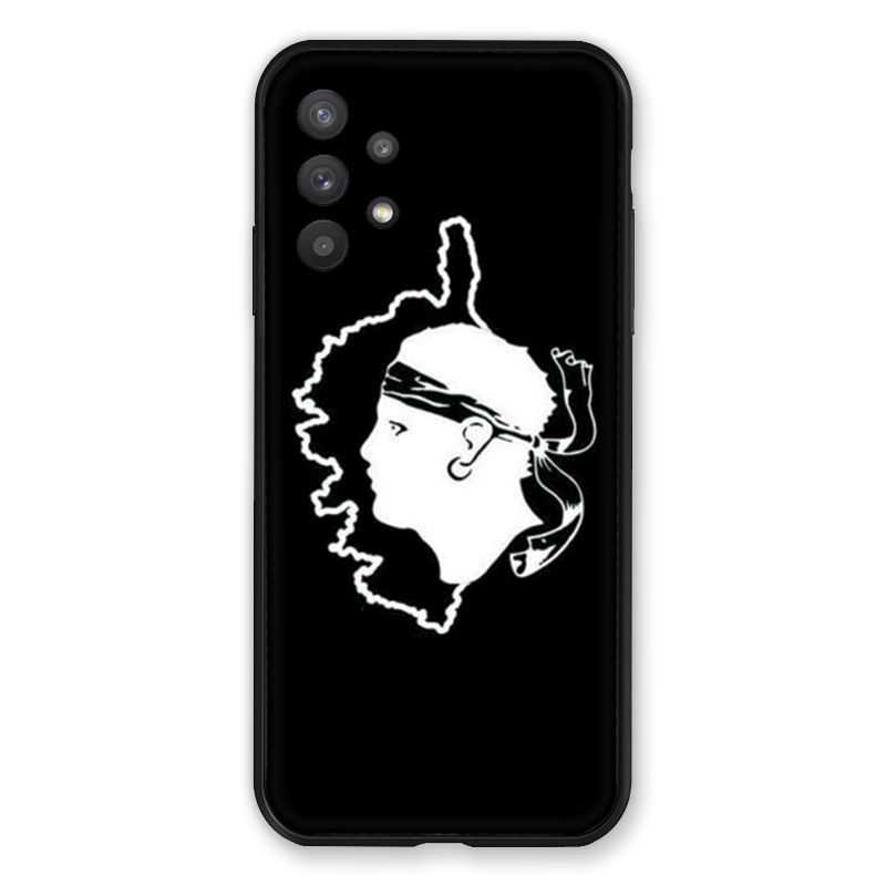 Coque Pour Samsung Galaxy A32 Corse Noir