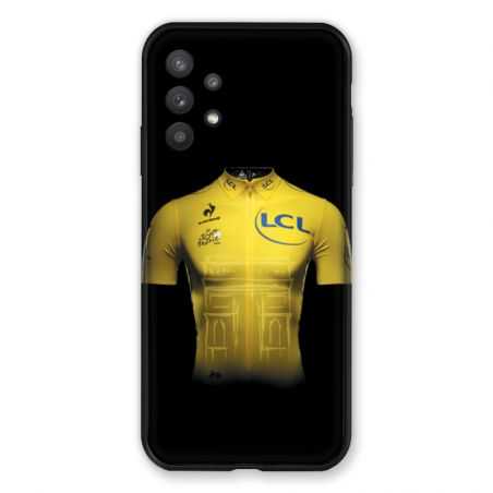 Coque Pour Samsung Galaxy A32 Cyclisme Maillot Jaune