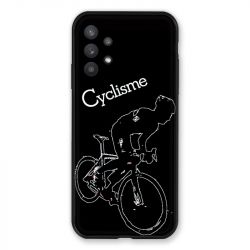 Coque Pour Samsung Galaxy A32 Cyclisme Ombre Blanche