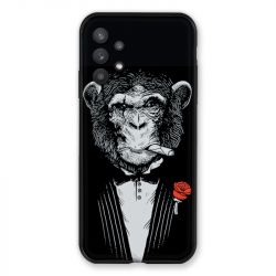 Coque Pour Samsung Galaxy A32 Decale Singe Mafia