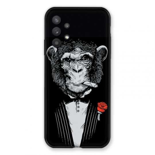 Coque Pour Samsung Galaxy A32 Decale Singe Mafia