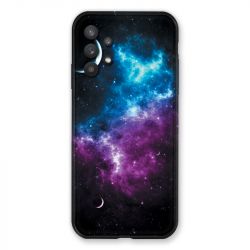 Coque Pour Samsung Galaxy A32 Univers Bleu Violet