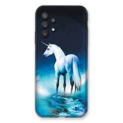 Coque Pour Samsung Galaxy A32 Licorne Lune
