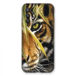 Coque Pour Samsung Galaxy A32 Oeil Tigre