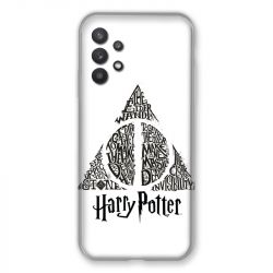 Coque Pour Samsung Galaxy A32 WB License Harry Potter Triangle Blanc