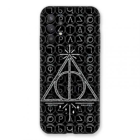 Coque Pour Samsung Galaxy A32 WB License Harry Potter Triangle noir