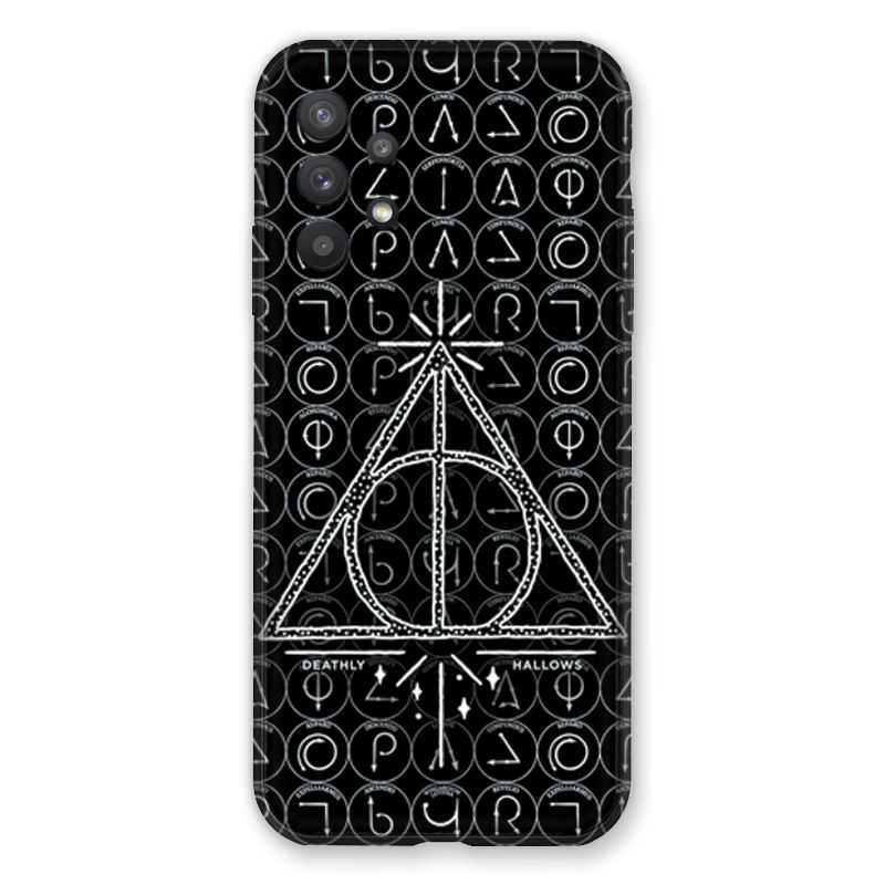 Coque Pour Samsung Galaxy A32 WB License Harry Potter Triangle noir