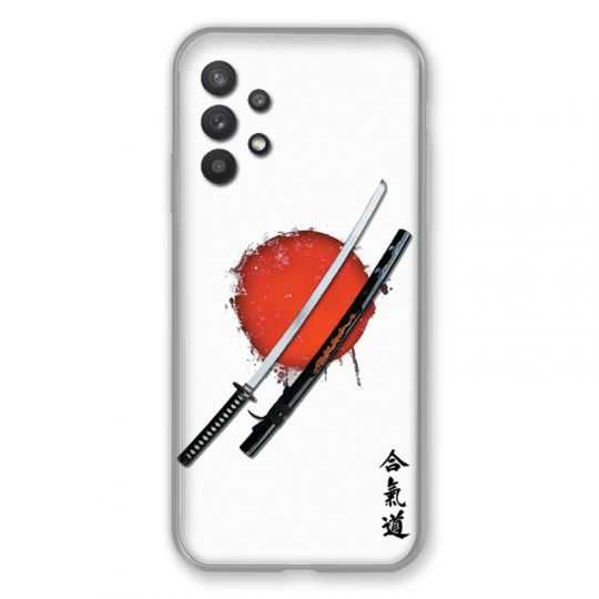 Coque Pour Samsung Galaxy A32 Japon Epée