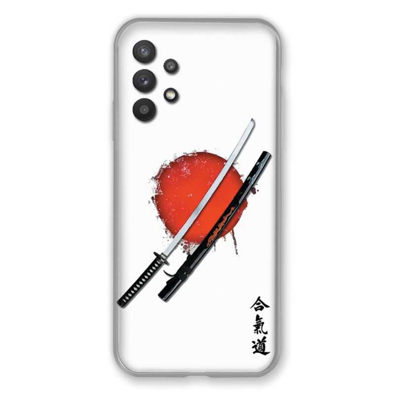 Coque Pour Samsung Galaxy A32 Japon Epée