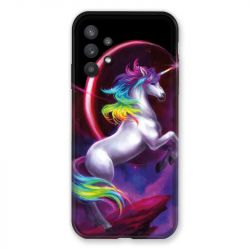 Coque Pour Samsung Galaxy A32 Licorne Arc en ciel