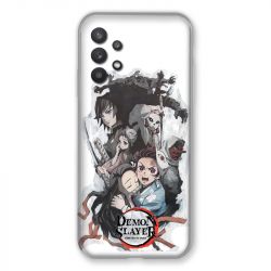 Coque Pour Samsung Galaxy A32 Manga Demon Slayer Blanc