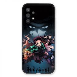 Coque Pour Samsung Galaxy A32 Manga Demon Slayer Noir