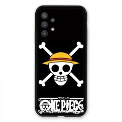 Coque Pour Samsung Galaxy A32 Manga One Piece Tete de Mort