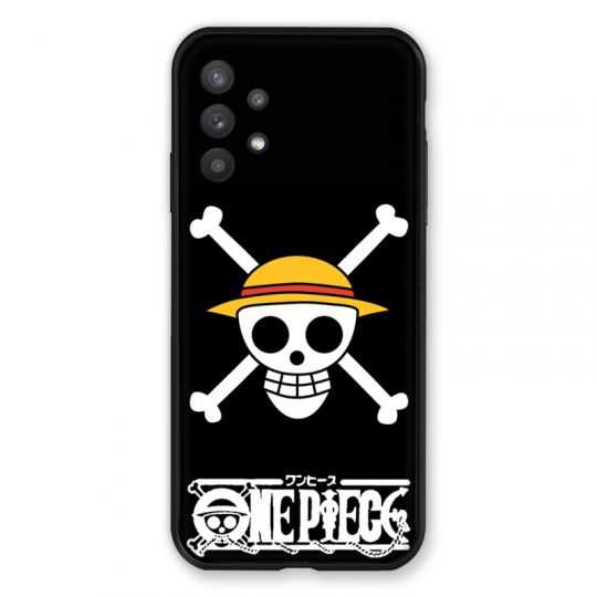 Coque Pour Samsung Galaxy A32 Manga One Piece Tete de Mort