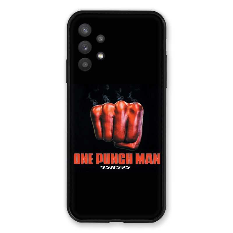 Coque Pour Samsung Galaxy A32 Manga One Punch Man Poing