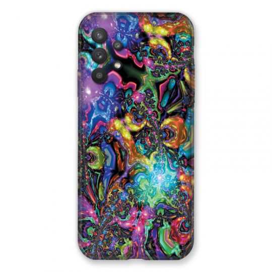 Coque Pour Samsung Galaxy A32 Psychedelic Colore