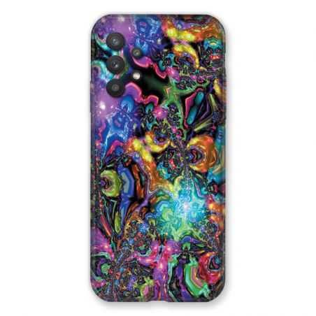 Coque Pour Samsung Galaxy A32 Psychedelic Colore