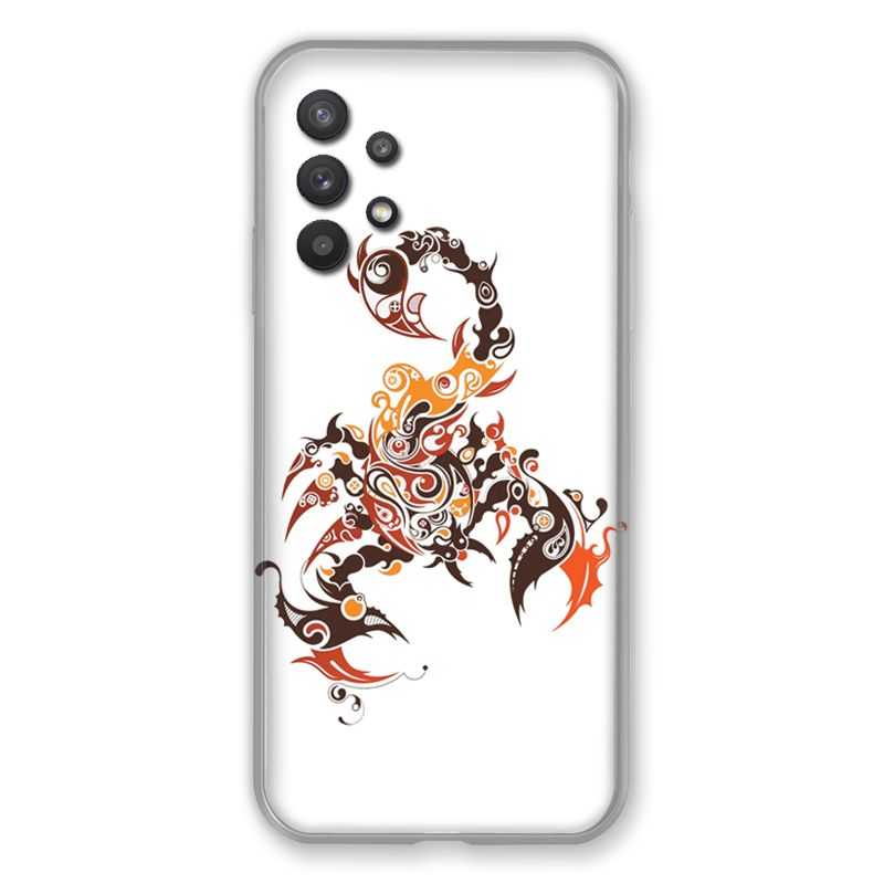 Coque Pour Samsung Galaxy A32 Scorpion Blanc