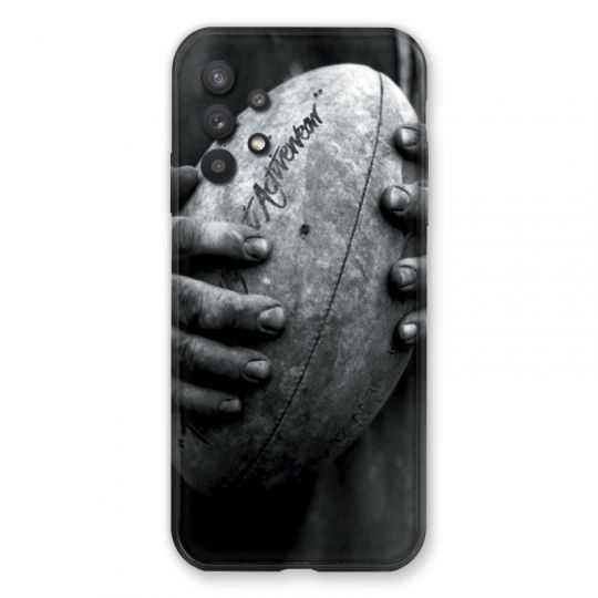 Coque Pour Samsung Galaxy A32 Rugby Ballon Vintage