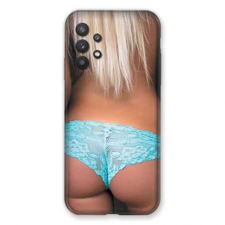 Coque Pour Samsung Galaxy A32 Sexy Tanga Bleu