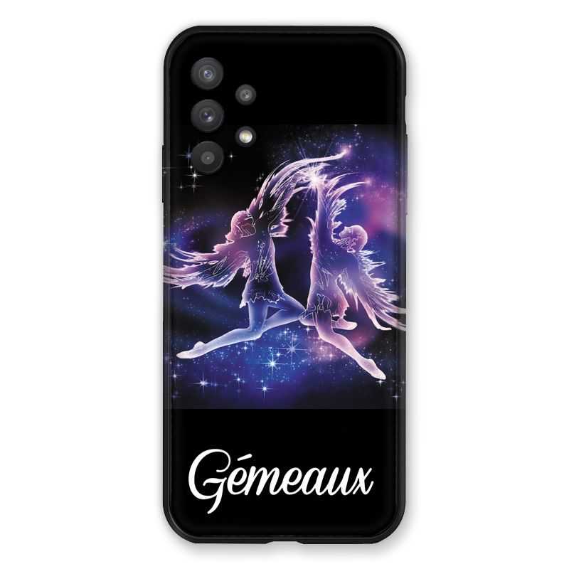 Coque Pour Samsung Galaxy A32 Signe Zodiaque 2 Gémeaux