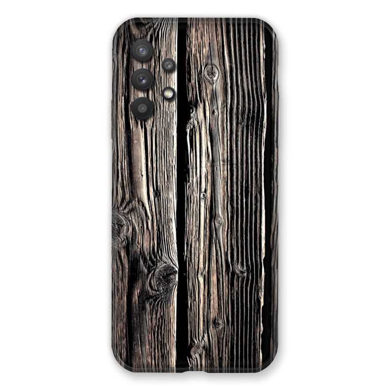 Coque Pour Samsung Galaxy A32 Texture Bois