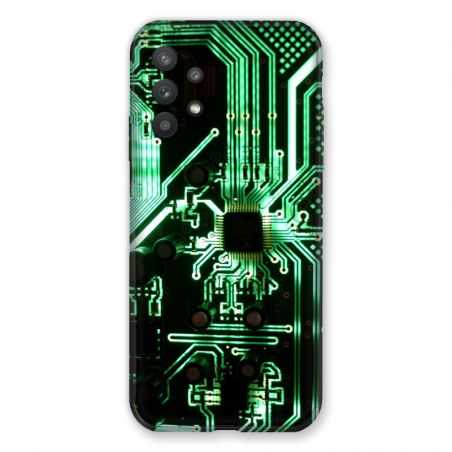 Coque Pour Samsung Galaxy A32 Trompe Oeil Composant